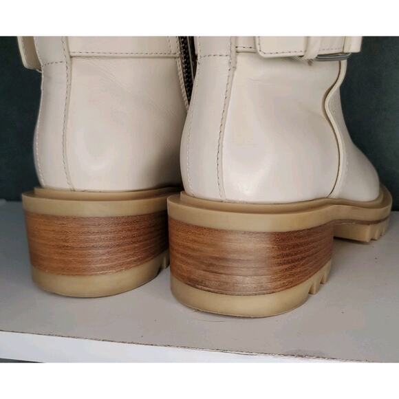 Tamara Mellon White Perfecto Ankle 50 Boot Made in Italy EU 39 US 8.5 MSRP $995 - Picture 6 of 16